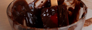 This cake is decadent and delicious.