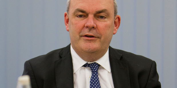 Steven Joyce the funnyman? Who knew? Photo / Glenn Taylor