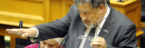 Maori Party co leader Pita Sharples in Parliament in 2010. File photo / APN