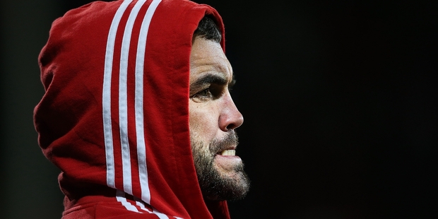 Corey Flynn will face his rival as the Crusaders take on the Sharks in Christchurch tonight. Photo / Getty Images
