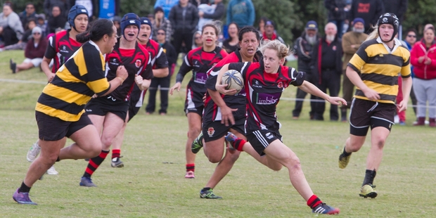 Black Ferns star Kelly Brazier guided Arataki to the Bay of Plenty women's title against Waikite at Arataki Park. Photo/Sharp Focus