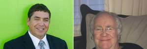 Brendan Horan, left, is being sued by bankrupt businessman Colin Henderson.