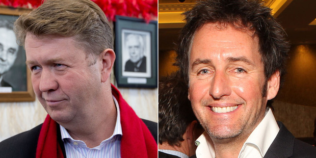 David Cunliffe, left, and Mike Hosking. Photos / NZ Herald