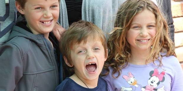Child victims of Malaysia Airlines MH17 Mo Maslin, 12, (left), his brother Otis, eight, (centre) and sister Evie Maslin, 10, (right) were killed on the flight along with their grandfather Nick Norris.