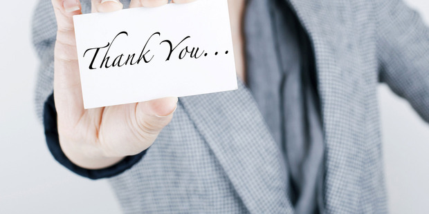 If we had more manners and graciousness in our work lives, we would most probably reap more benefits - such as more customer referrals. More sales. Better annual reviews. Photo / Thinkstock