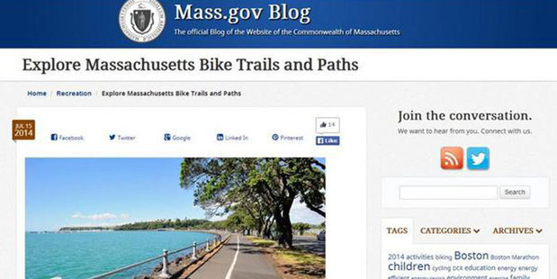 Explore Massachusetts! It looks a lot like Auckland! Photo / Twitter