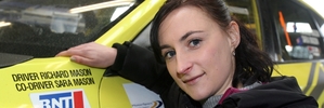 TOP NAVIGATOR: Masterton's Sara Mason can't think of anything more thrilling than racing around New Zealand roads at more than 200km an hour. PHOTO/LYNDA FERINGA