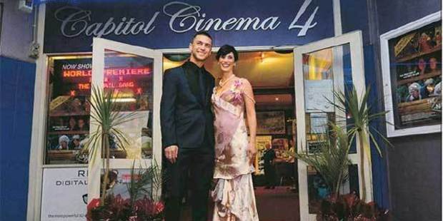The Z Nail Gang director Anton Steel and producer Kylie DellaBarca Steel enjoyed the glitz and glamour of the red carpet at last night's premier. Photo/George Novak