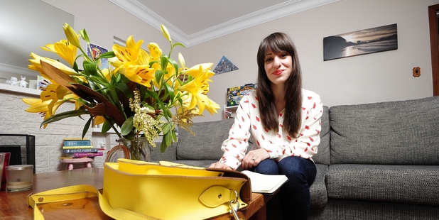 DEMAND: Stacey Jones, founder of ThickAsThieves handbags.PHOTO/GEORGE NOVAK