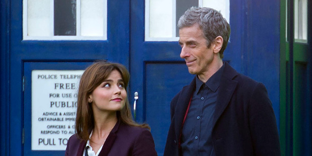 Jenna Coleman (left) and Peter Capaldi (right). Photo / Getty Images