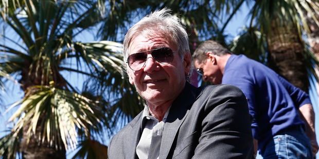 Harrison Ford is up and walking again after breaking his leg on the set of Star Wars. Photo / Getty Images