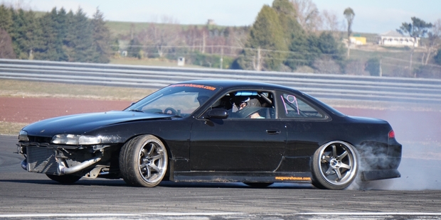 Judges at the Taupo Park Raceway drifting event were looking for line, angle, speed, showmanship and tonnes of smoke.