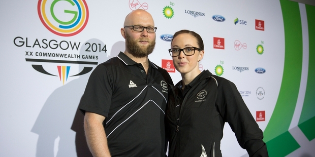 Double gold ... Richie Patterson and Phillipa Hale. Photo / Greg Bowker