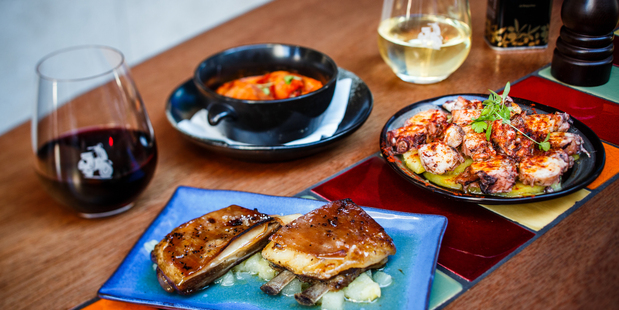 A selection of dishes from Spanish tapas restaurant Bellota. Photo / Babiche Martens.