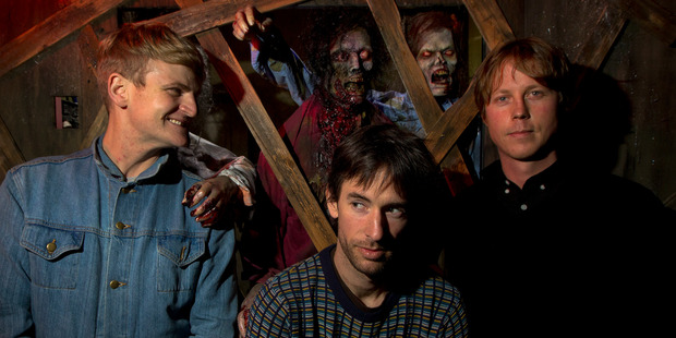 Die! Die! Die! and friends at Spookers. Photo / Brett Phibbs