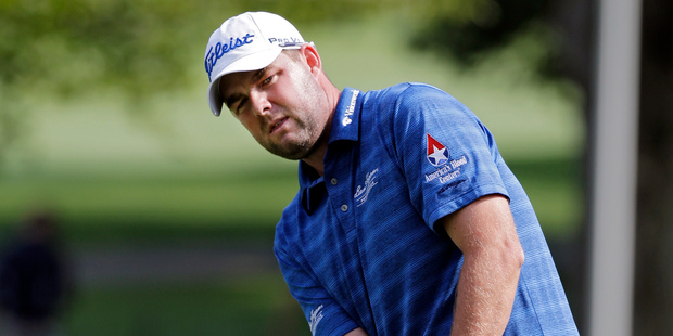 Australian Marc Leishman finished the first round of the Bridgestone Invitational golf tournament in Ohio at 6 under par. Photo / AP