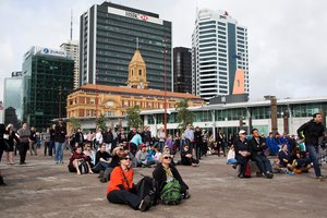 Queens Wharf in central Auckland. File photo / Greg Bowker