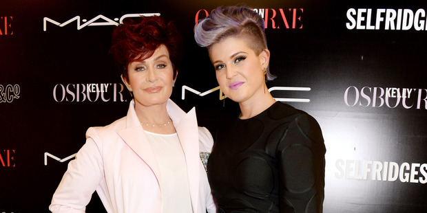 Kelly Osbourne (right) has always loved colour, especially lavender: Mum Sharon was looking for something warm, but not too bright. Photo / Supplied.