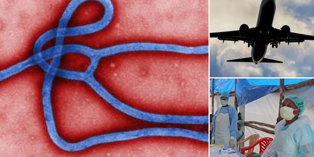 The ebola virus, left, is ravaging parts of West Africa. But could it spread to New Zealand?