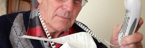 TELECOM TANGLE: Neil Gerrie says paying for a paper bill is the thin end of the wedge. Photo/Stuart Munro