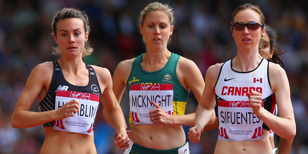 Nikki Hamblin, left. Photo / Getty Images
