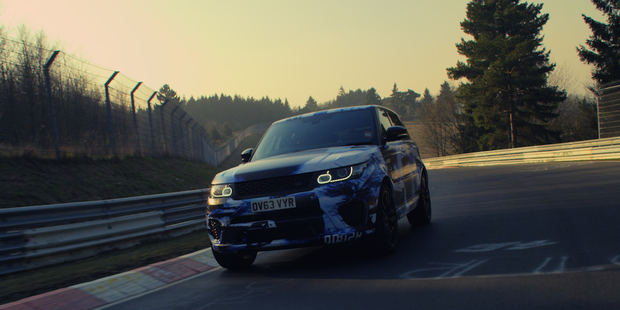 The fastest SUV in the world? Land Rovers Sport SVR has set the fastest lap for an SUV around the Nürburgring. Photo / Supplied