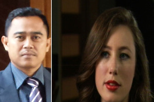 Rizalman is accused of assault with intent to rape Tania Billingsley, right, on May 9.