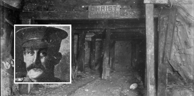 Christchurch tunnel in Arras, France was built by the NZ Engineers Tunnelling Company. Sapper Michael Tobin of Tauranga is believed to be the first NZ soldier to die on the Western Front.