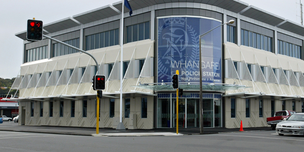 The woman drove straight to Whangarei Police Station, pictured, after an attempted carjacking but says she was told to ring 111 instead. Photo / file