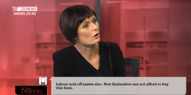 With her edgy style, The Nation co-host Lisa Owen brings back memories of once-upon-a-time political editor Linda Clark.