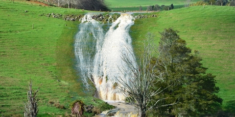 Irrigation dam overflow near Kaikohe. Photo / File