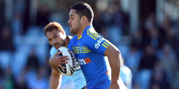 Parramatta's Jarryd Hayne in action against the Cronulla Sharks. Photo / Getty Images