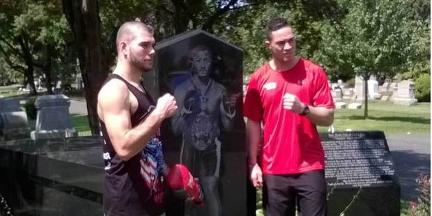 A visit to the grave of former world champion Joe Frazier today has helped inspire Joseph Parker to reach the heights of the man who became known as Smokin' Joe. Photo / File.