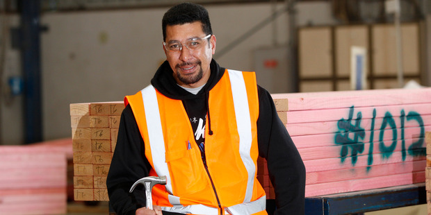 Allan Uota found it difficult initially to get a job but is now back working at his old firm, Placemakers. Picture /
Chris Gorman