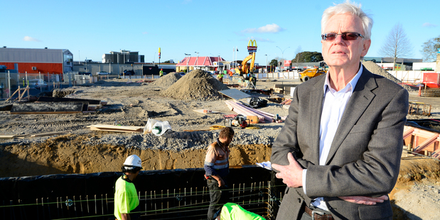Director of development company Yuhsan Holdings Ltd John Meldrum has just been given consent to go ahead with the $4.48 million construction of the Westpac Centre on Cameron Rd. Photo / George Novak