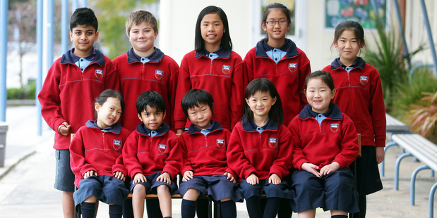 A snapshot of faces at Owairoa School in Howick, Auckland. Photo / Doug Sherring