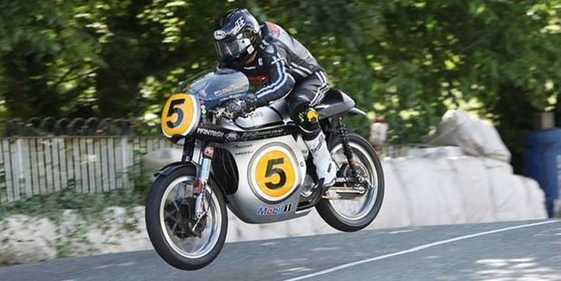 Senior TT winner Bruce Anstey puts the classic bike through its paces.