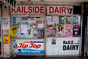 The Railside Dairy in Henderson where dairy owner Arun Kumar was stabbed to death. Photo / Dean Purcell