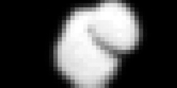 The comet from 12,000km. Photo / AP