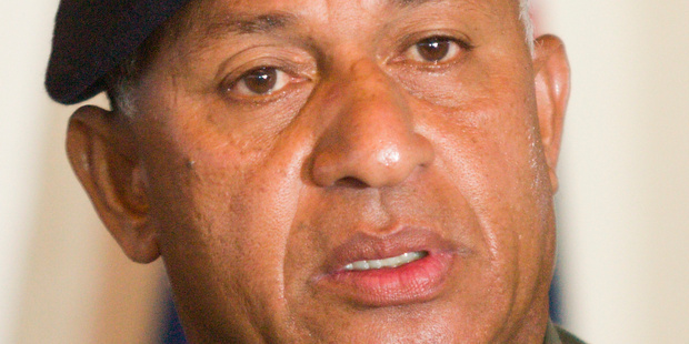 Commodore Frank Bainimarama. Photo / Greg Bowker