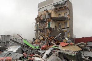 The CTV Building, which breached earthquake standards, killed 115 people. Photo / Geoff Sloan