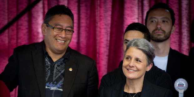 Hone Harawira and Laila Harre.