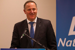 Prime Minister John Key said the cuts were the result of good management of ACC and favourable economic factors. Photo / Alan Gibson