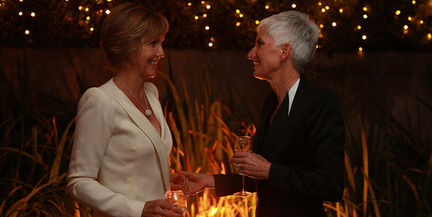 Sue Nelson and Deborah Kelland.