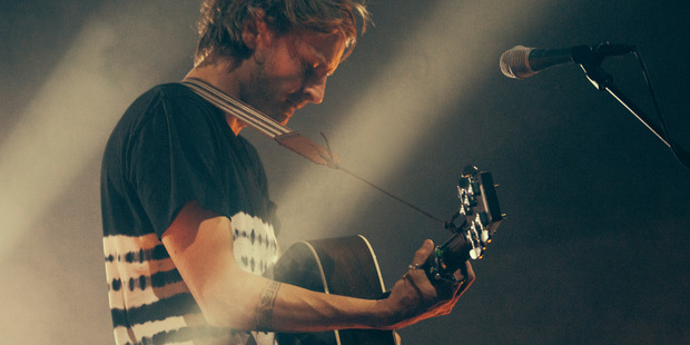 Ben Howard performing at Auckland's Town Hall. Photo / Beka Hope Photography