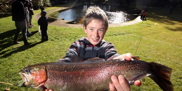 ANGLERS: Kids' fish out. PHOTO/FILE