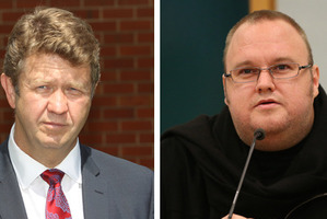 Labour leader David Cunliffe, and Kim Dotcom. Photos / NZ Herald, File
