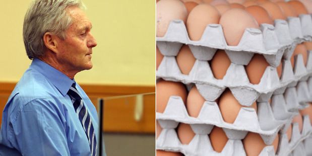 John Garnett was sentenced to 12 months' home detention for passing off 2.47m eggs as free range when they weren't. Photo / Northern Advocate