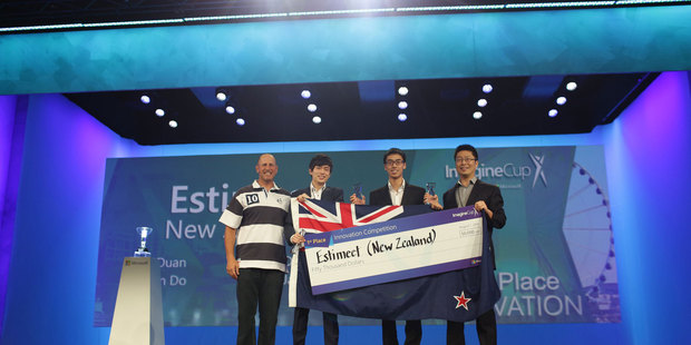 University of Auckland Team Estimeet at the Imagine Cup in Seattle.