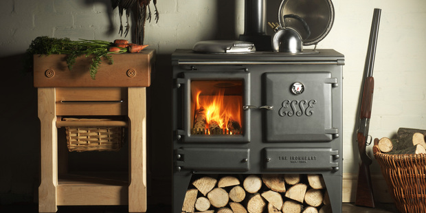 Back to an old technology, adapted for the future - the wood stove. Photo / Supplied